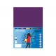 PAQ. 50H CARTULINA FABRISA 180GR A4 MORADO